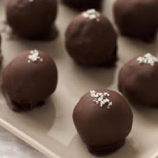 Caramel-Dark Chocolate Truffles with Fleur de Sel