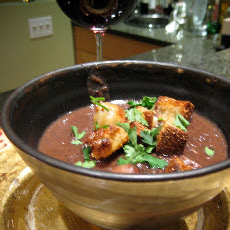 Winter Stew Drenched in Wine