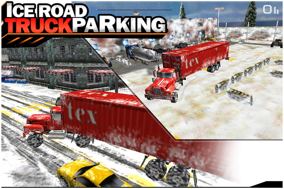 Android application Ice Road Truck Parking 3D Game screenshort