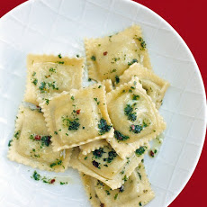 Red-Pepper and Herb Ravioli