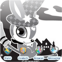 Skip Bunny Witch [SQTheme] ADW mobile app icon