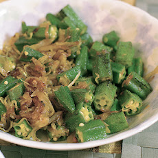 Spicy Okra Stir Fry(Middle Eastern Style)