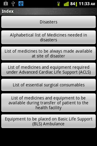 Medicines for Disasters