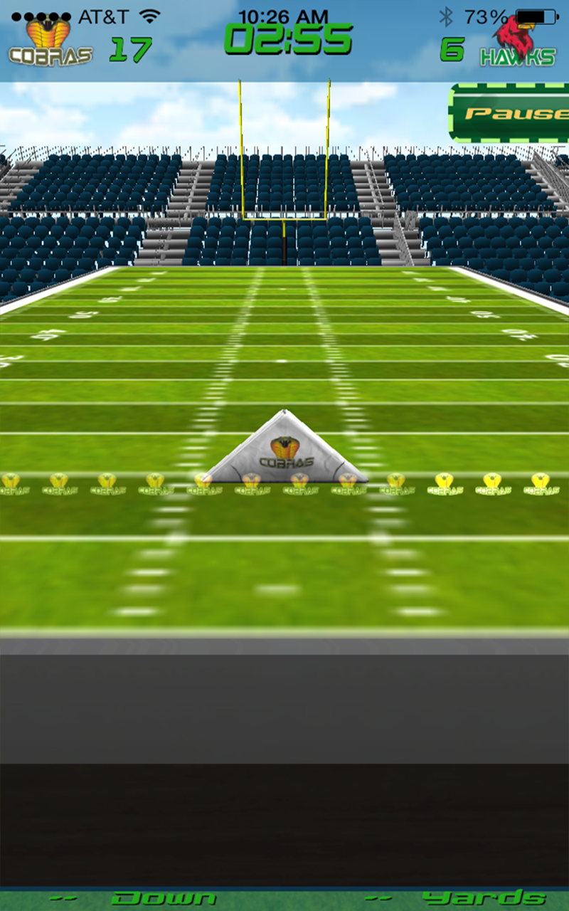 Android application Paper Football Pro FlickIT screenshort