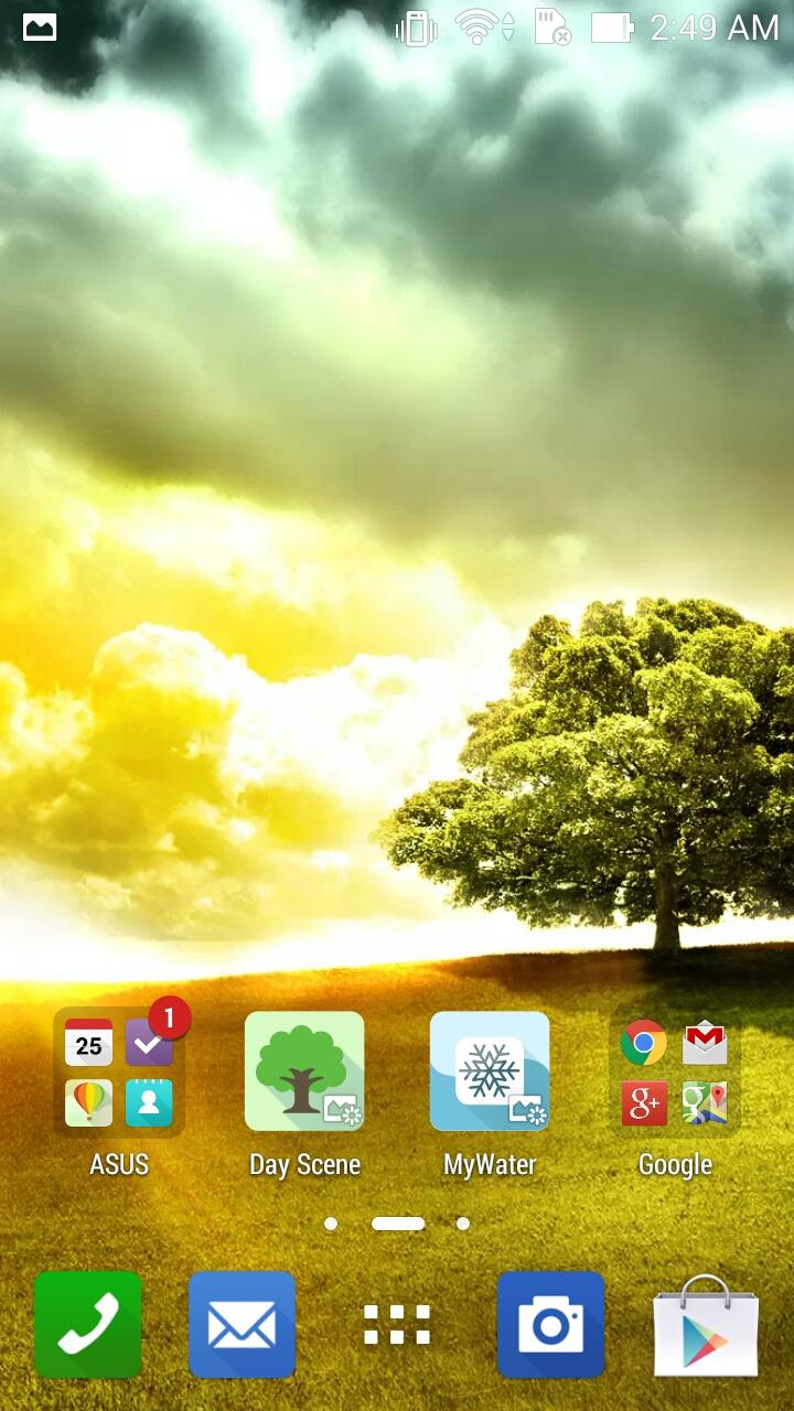 Android application ASUS DayScene (Live wallpaper) screenshort