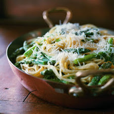 Asparagus-Goat Cheese Pasta