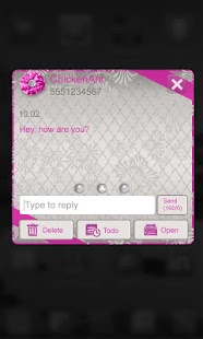 How to mod Pink Glitter Lace Theme GO SMS 1.0 mod apk for pc