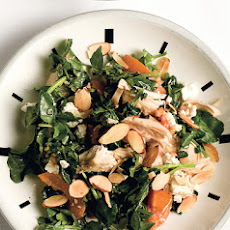Chicken and Watercress Salad with Almonds and Feta