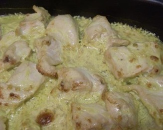 poulet curry sac