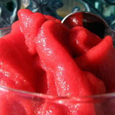 Simple Strawberry Sorbet