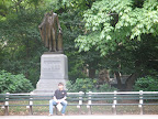 Morse Statue in Central Park. Future coder :)
