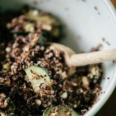Going Away Dinner (with Cucumber-Feta Quinoa Salad)