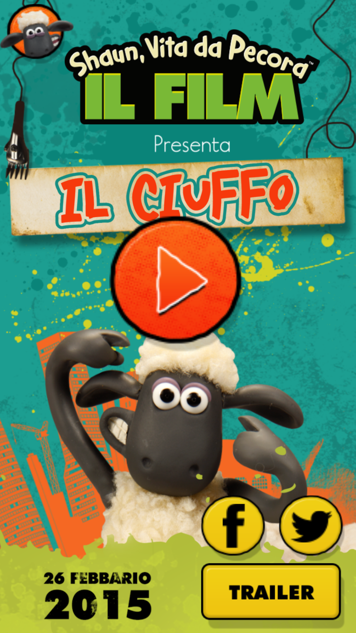 Android application Shaun the Sheep Top Knot Salon screenshort