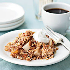 Pear Crisp with Oat Streusel Topping