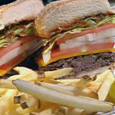 Home-Ground Burgers with Bacon, Cheese and Fresh Thyme