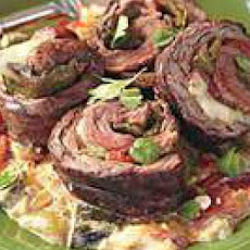 Guy's Five-Pepper-Stuffed Skirt Steak