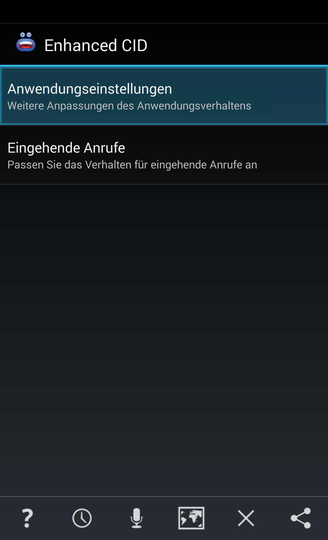 Android application Enhanced Caller ID+ screenshort