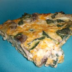 Spinach and Mushroom Frittata