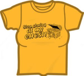 funky t-shirt chest
