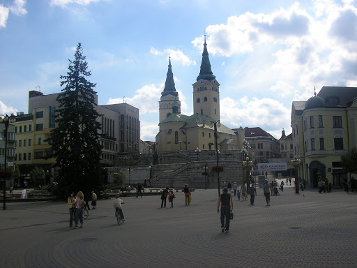 Vista de uma das zonas centrais de Zilina