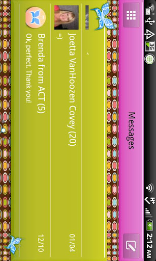 【免費個人化App】GO SMS - Radiant Butterfly-APP點子