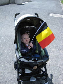 Buster being Belgian Patriotic