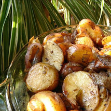 Balsamic Roasted Onions and Potatoes
