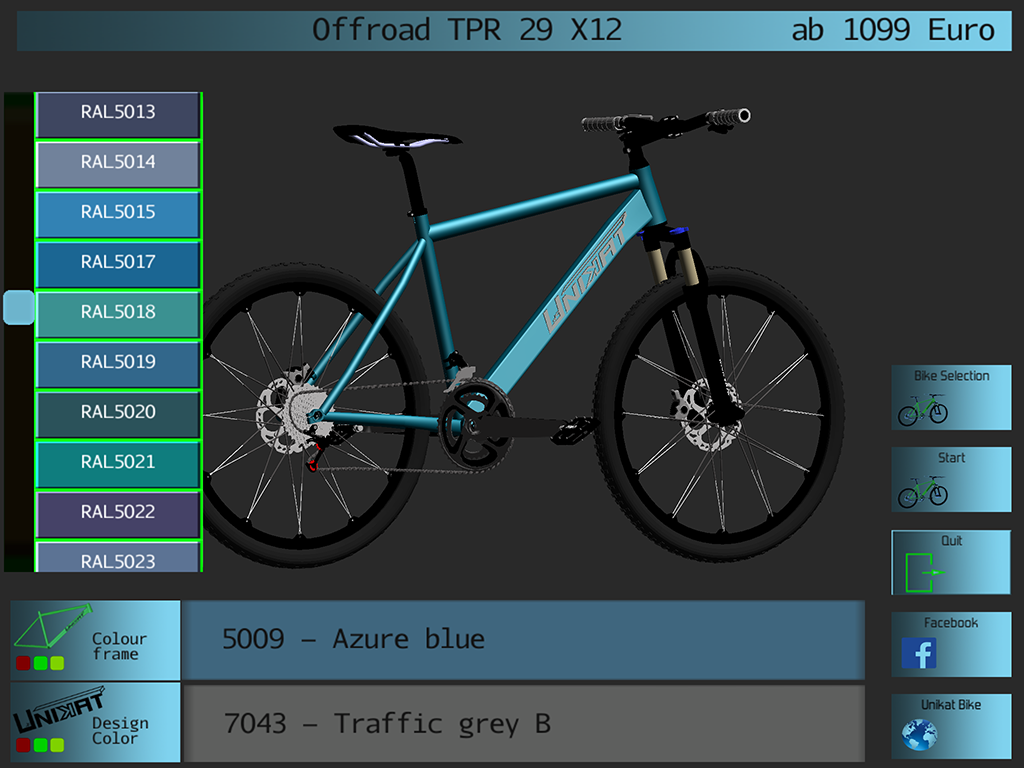 Android application 3D Bike &amp; Design and View screenshort