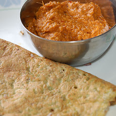 Pesarattu- Indian Coconut and Lentil Snack