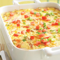Crustless Bacon and Cheese Quiche
