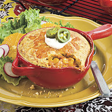 Chicken-and-Corn Pies With Cornbread Crust