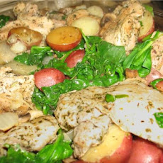 Pan Roasted Chicken and Veggies