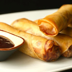 Crispy Pork and Cabbage Egg Rolls