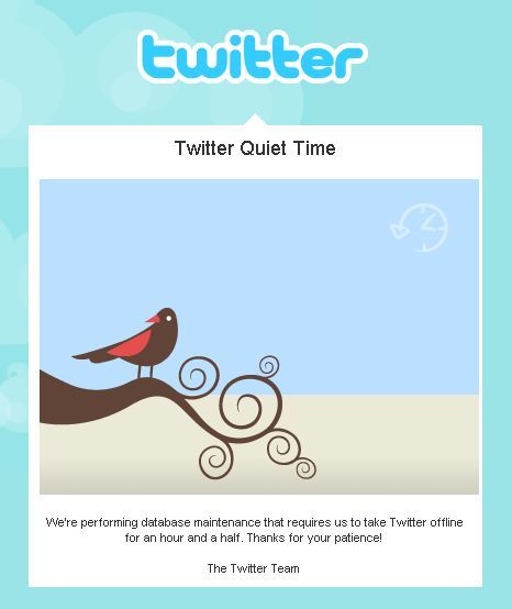 Twitter Quiet Time