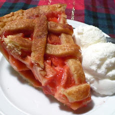 Red Cinnamon Apple Pie
