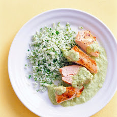 Chicken with Poblano Cream Sauce