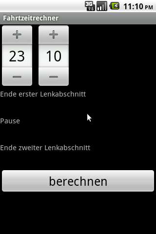 Fahrtzeitrechner