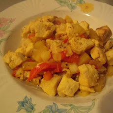Sweet and Sour Curry Chicken for Slow Cooker