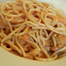 Grandmas Cheddar Cheese Spaghetti