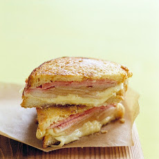 Grilled Ham and Cheese with Pears