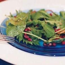 Winter Salad with Pomegranate Dressing