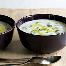 Chilled Cucumber, Avocado, and Yogurt Soup