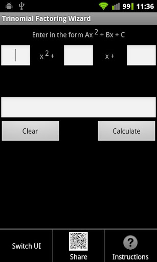 【免費工具App】Trinomial Factoring Wizard-APP點子