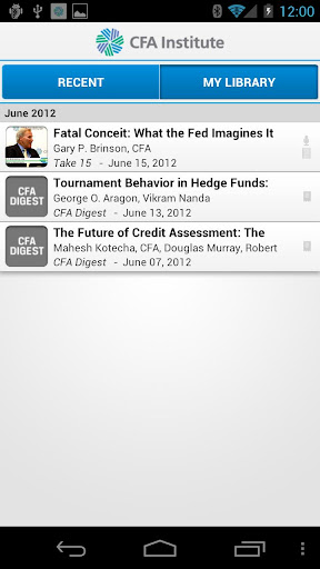 【免費財經App】CFA Institute Mobile App-APP點子