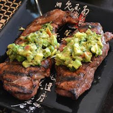 Flank Steak with Avocado Salsa