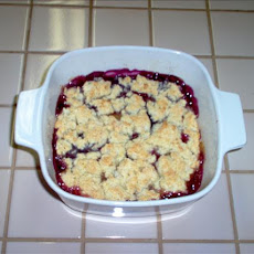 Blueberry and Peach Cobbler