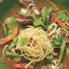 Pepper Steak Noodle Soup