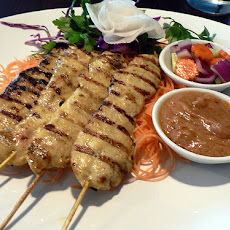 Chicken Sate with Ponzu Sauce