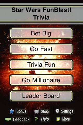 Star Wars FunBlast Trivia Quiz