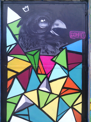Mural Del Pájaro Negro